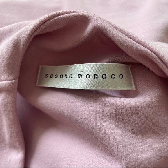 Susana Monaco Urban V-Neck Sleeveless Pink Lilac Vista Soft Tank Top EUC Size XS - Picture 5 of 7